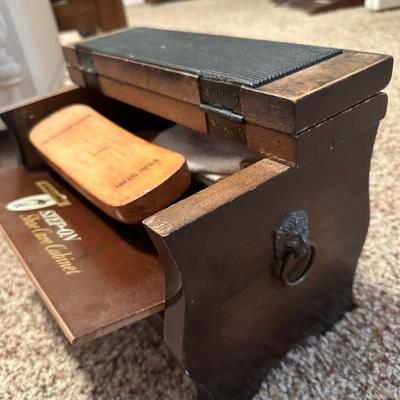 Sale Photo Thumbnail #41: Antique Shoe Shine Box