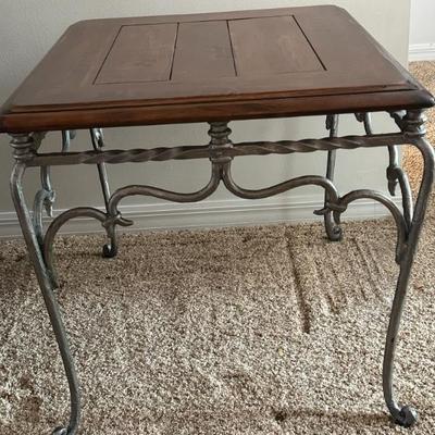 Sale Photo Thumbnail #12: Wrought Iron End Table
