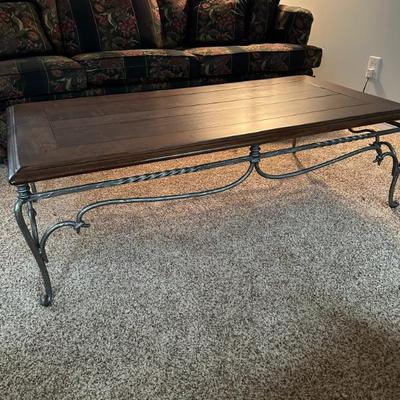 Sale Photo Thumbnail #37: Wrought Iron Coffee Table