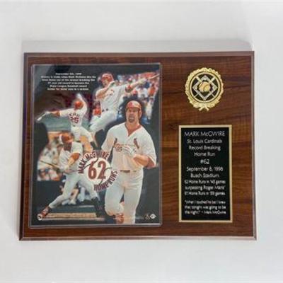 Mark McGwire Record Breaking HR Commemorative Plaque .jpg