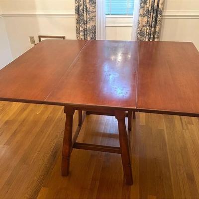 Mission Style Drop Leaf Dining Table