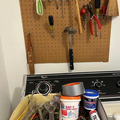 Group Of Tools And Household Supplies