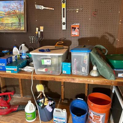 Contents On And Above Workbench