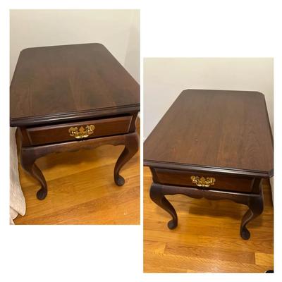 Pair of Harden Queen Anne Style End Tables