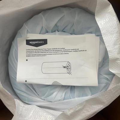 Amazon Basics Full Size Cooling Mattress Topper