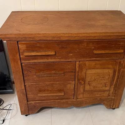 Vintage Three Drawer Wash Stand