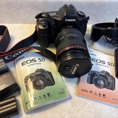 Canon EOS 5D Camera With 24-105mm Image Stabilizing Lens