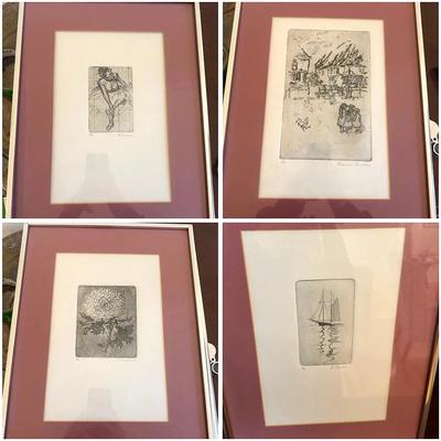 Signed & Numbered Engraving Prints by “Rosanna Moore”