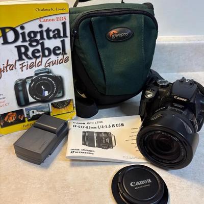 Canon EOS Rebel XT Digital Camera W/EF-S17-85mm Image Stabilizer