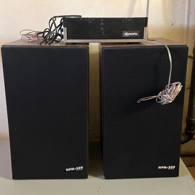 Dynaco ST-80 Amplifier and Set of Pioneer HPM-500 Speakers