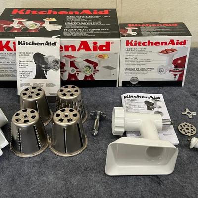 KitchenAid Stand Mixer Food Grinder and Rotor Slicer/Shredder Attachments
