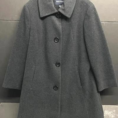 Nautica Ankle-Length Women’s Wool Winter Coat, Size US Large