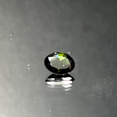 Green Tourmaline Oval 1.10 CT 8x6mm - Deep Sea Moss Green