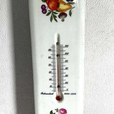 Porcelaine De Paris for I Magnin & Co Room Thermometer, Vintage
