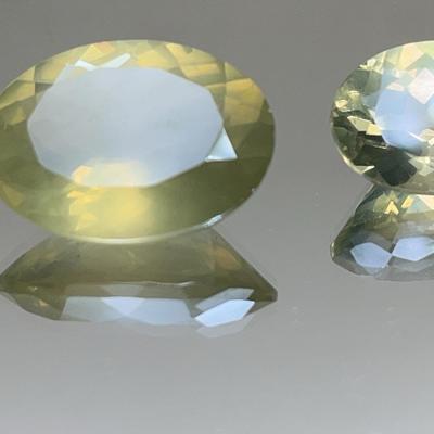 Lemon Quartz 51.65 CTTW - Cabochon 15.65 CT 16x14mm, Ovals 19.05 Ct 22x18mm & 10x8mm