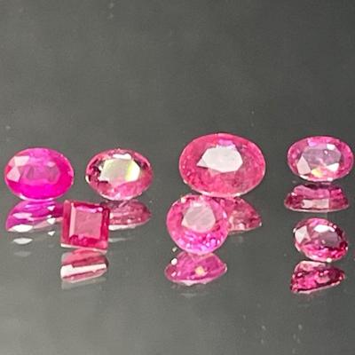 Ruby 3.55 CTTW - Ovals up to 6x4mm, Princess Cut 2x2mm