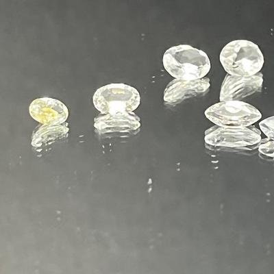 White Topaz 13.65 CTTW - 3 Matched Pairs - Mixed Shapes and Sizes