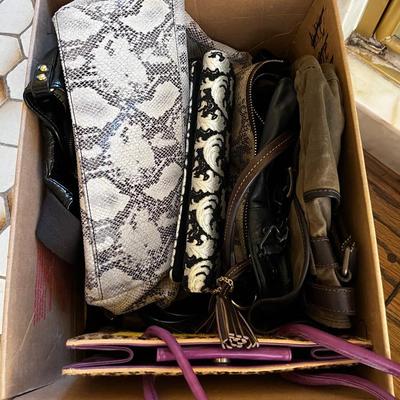 Mystery Lot - Women’s Purses and Bags - Box Size 18x18x18”