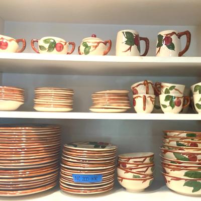 Franciscan Earthenware “Apple” Pattern Dishware, Made in England 