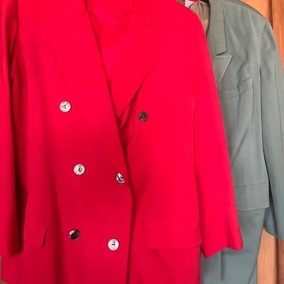 Kenzo and Fagi 80's Pants Suits Size L/42 - Vintage