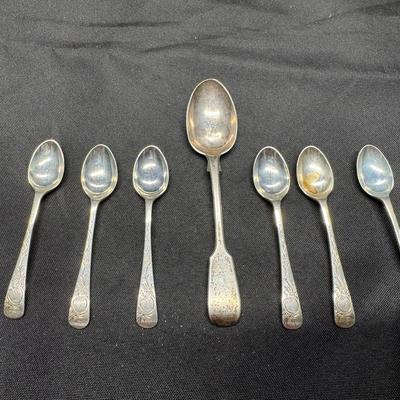 English Sterling Silver Spoons | 76g Total Weight | Hallmarked London & Birmingham