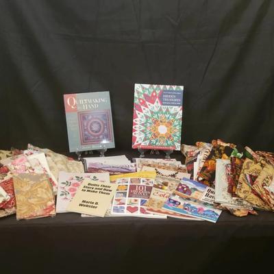Historic Floral Quilt Fabric Stash & Books | Reproduction Prints & Pattern Guides