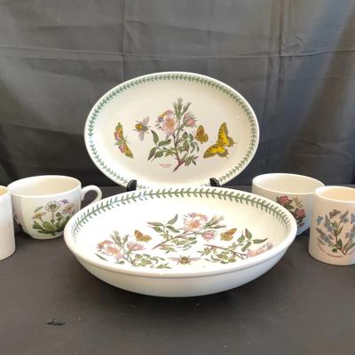 The Botanic Garden Portmeiron | Serving Bowl, Mugs And Platters