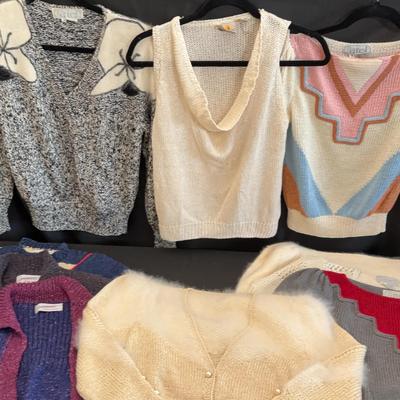 Vintage 80's Knit Sweaters | Nannell, Mari, Liz Claiborne | Size S & M
