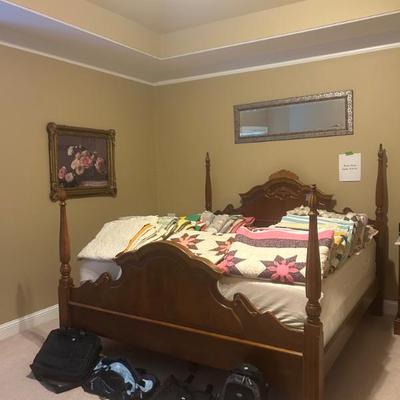 King tempur-pedic mattress & bedroom suite 