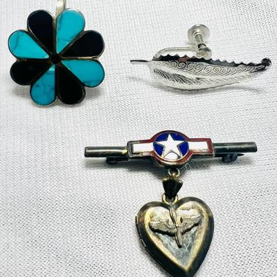 (7)  Sterling Silver Jewelry  Collection