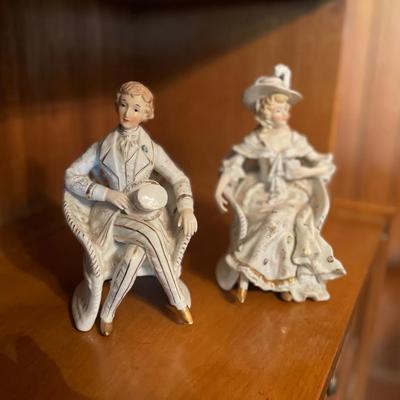 (2) Victorian Porcelain FIgurines