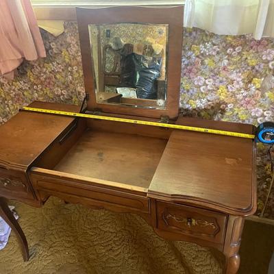 Maple French Provincial Vanity