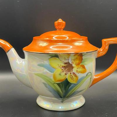 Chikaramachi Handpainted Japanese Teapot