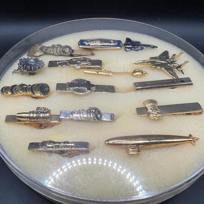 Tie Clips & Pins Collection — Aviation Themed