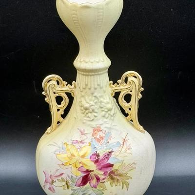 Antique Robert Hanke Style Ewer Vase