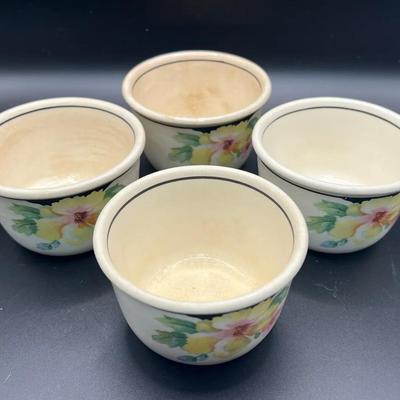 (4) HOTOVEN Harkerware Custard Cups