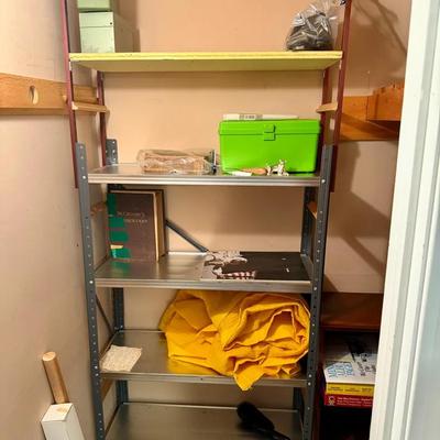 Metal Shelving W Addition