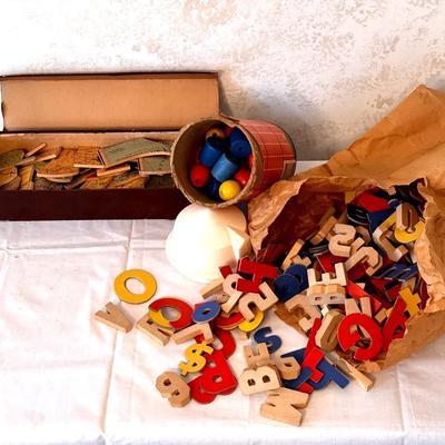 Throwback Of Wooden Toys 