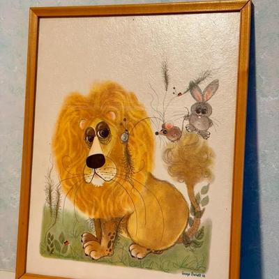 George Buckett Lion Print