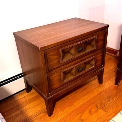 Two Drawer Night Stand 
