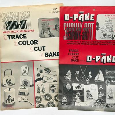 (2) Vintage Shrinky Dink Sets