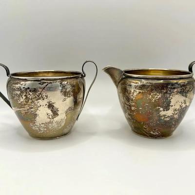 Sterling Silver Sugar & Creamer Set