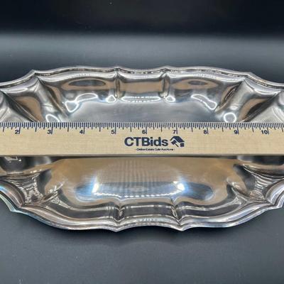 12” Chippendale Silverplate Tray 