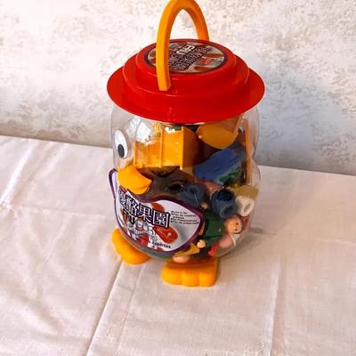 Container Of Figurines & Toys