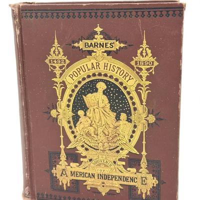 1890 Barnes’ Popular History of the United States of America