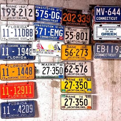 License Plates Collection 