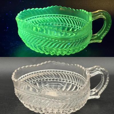 EAPG Nappy Open Sugar Bowl 