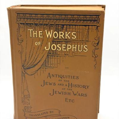 Circa 1890s–early 1900s The Life and Works of Flavius Josephus — Translated by William Whiston, A.M.