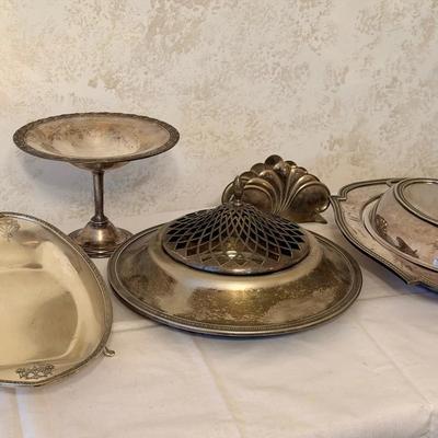 Ornate Silverplate Lot
