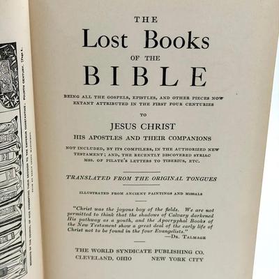 1926 The Lost Books of the Bible and The Forgotten Books of Eden
